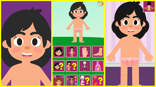 Body Parts for Kids - Gameplay image of android game