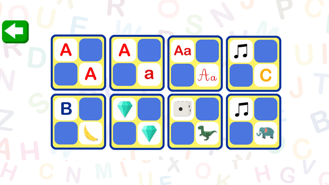 Educational Memory Game - Gameplay image of android game