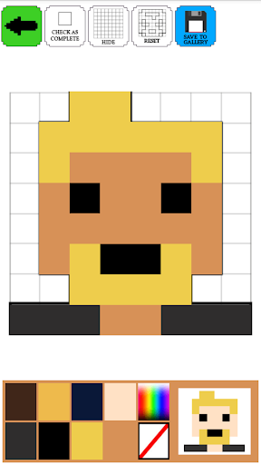 Coloring Pixels 8x8 - Image screenshot of android app