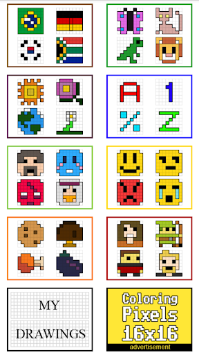Coloring Pixels 8x8 - Image screenshot of android app