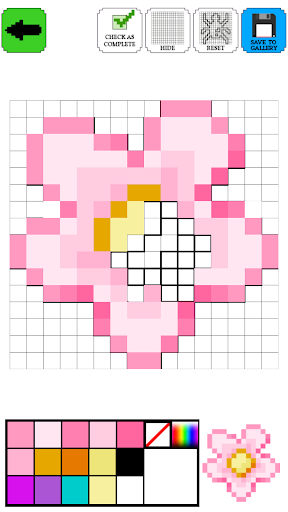 Coloring Pixels 16x16 - Image screenshot of android app