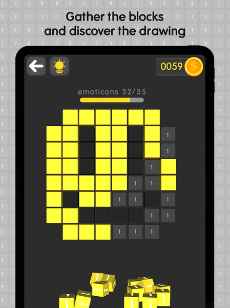 Coloring Pixels ۸x۸: ۳D Cubes - عکس بازی موبایلی اندروید