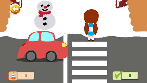 Traffic rules for children - Gameplay image of android game