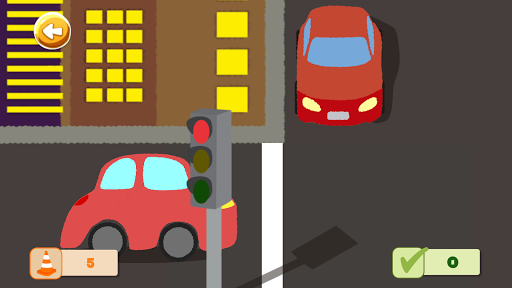 Traffic rules for children - Gameplay image of android game