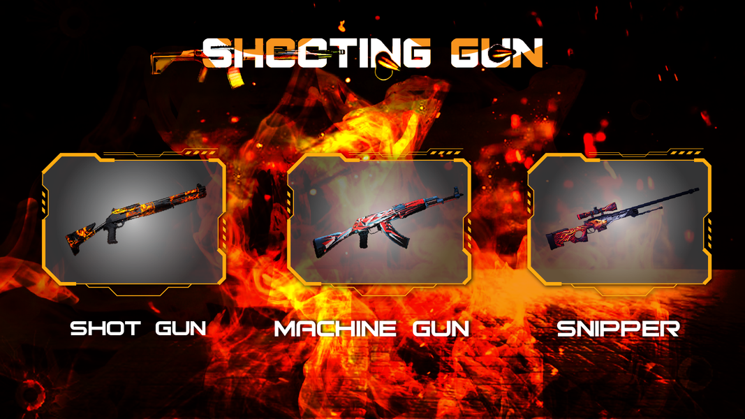 Gun Shot Sounds Effects 3D - Gameplay image of android game