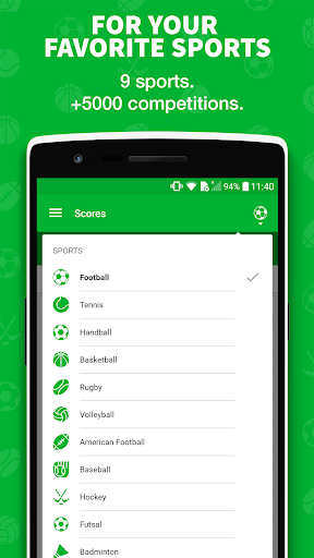 Skores - Live Scores - Image screenshot of android app