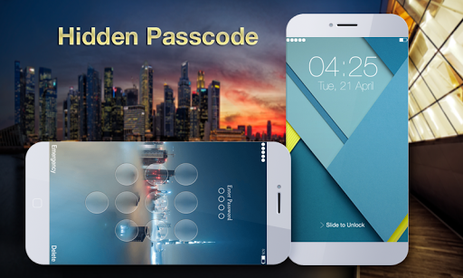 Hidden Passcode Lock Screen - عکس برنامه موبایلی اندروید