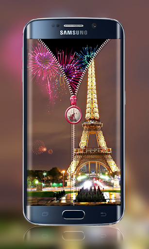 KU App Zipper Lock Screen - Image screenshot of android app