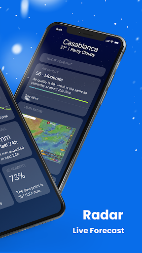 Weather - The Weather Forecast - عکس برنامه موبایلی اندروید