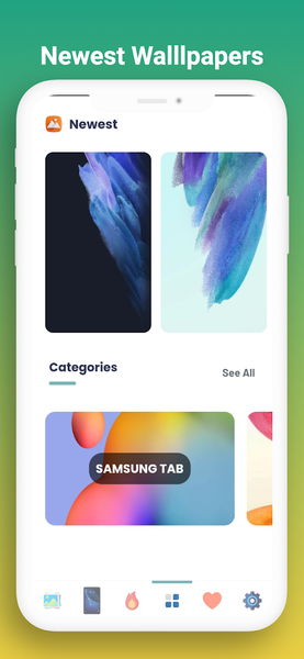 Wallpapers For Samsung HD 4K - Image screenshot of android app