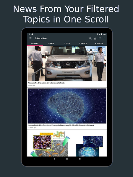 Science News Daily - عکس برنامه موبایلی اندروید