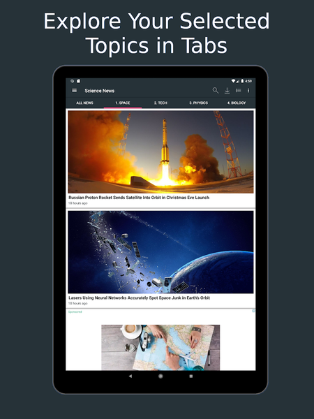Science News Daily - عکس برنامه موبایلی اندروید