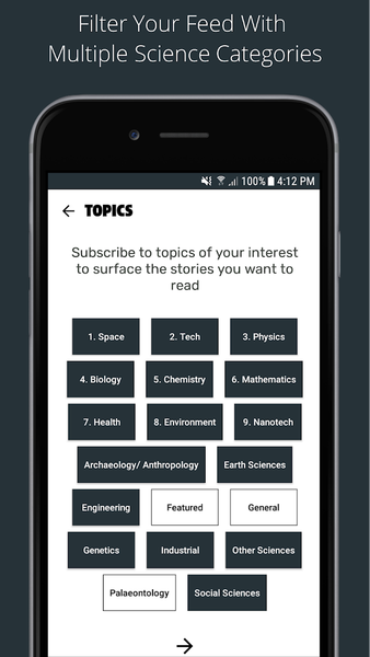 Science News Daily - Image screenshot of android app