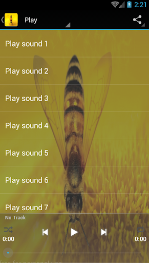 Bee sounds - عکس برنامه موبایلی اندروید