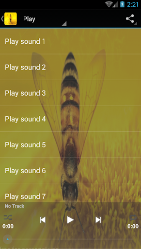 Bee sounds - Image screenshot of android app