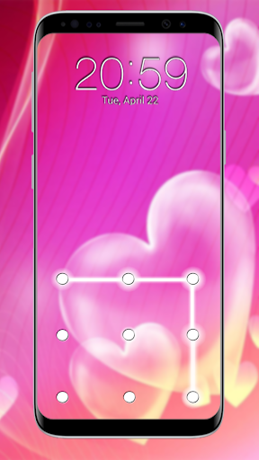 Heart Pattern Lock Screen - عکس برنامه موبایلی اندروید