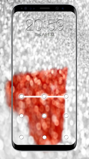 Heart Pattern Lock Screen - عکس برنامه موبایلی اندروید