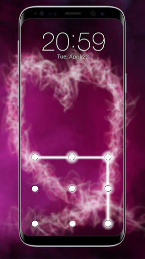 Heart Pattern Lock Screen - عکس برنامه موبایلی اندروید