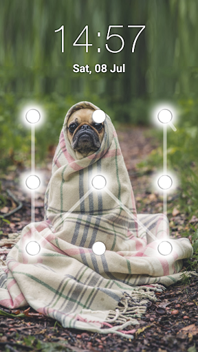 Puppy Dog Lock Screen - Image screenshot of android app