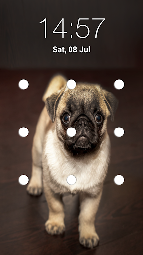 Puppy Dog Lock Screen - Image screenshot of android app