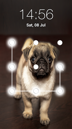 Puppy Dog Lock Screen - Image screenshot of android app