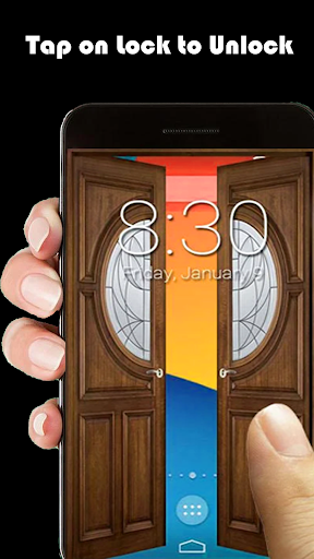 Door Lock Screen - Image screenshot of android app