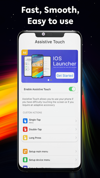 Assist Touch OS - عکس برنامه موبایلی اندروید