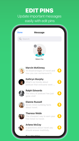 Messages iOS ۱۶ - عکس برنامه موبایلی اندروید