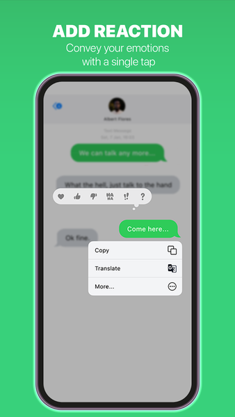 Messages iOS ۱۶ - عکس برنامه موبایلی اندروید