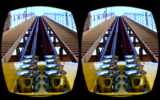 VR Roller Coaster Fun - Image screenshot of android app