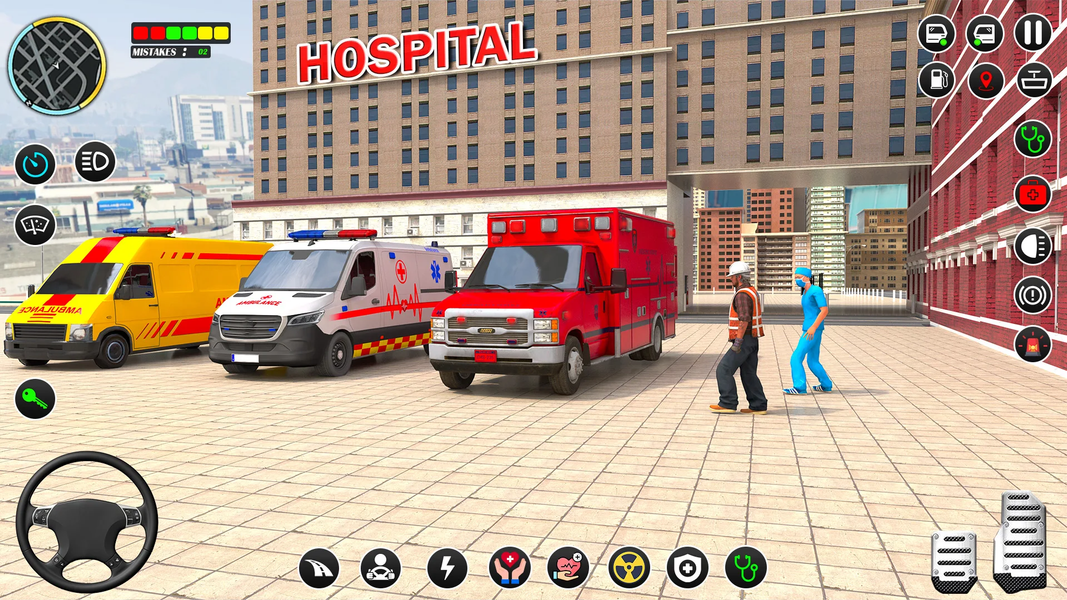 City Ambulance Rescue Games - عکس بازی موبایلی اندروید