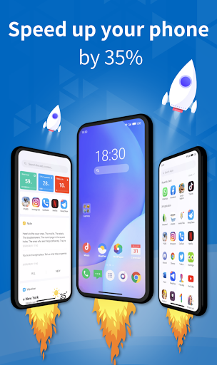 Sky Launcher - Fast & Cool - عکس برنامه موبایلی اندروید