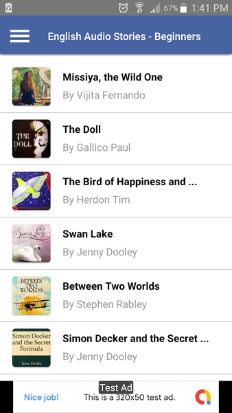 Easy English Audiobooks - Learn English by Stories - Image screenshot of android app