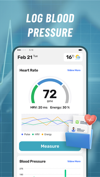 Health Tracker - عکس برنامه موبایلی اندروید