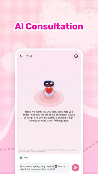 Luna - AI Period Calendar - عکس برنامه موبایلی اندروید