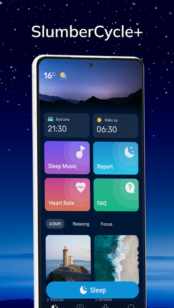 SlumberCycle+: Sleep Tracker - Image screenshot of android app