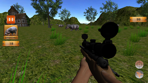 Wild Animal Hunting Game: Sniper Mission - Gameplay image of android game