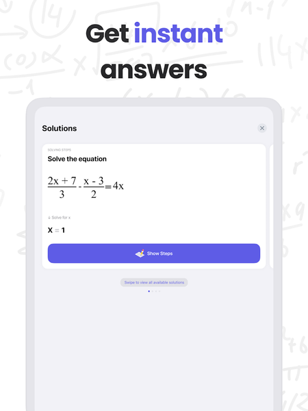MathMaster: Math Solver & Help - عکس برنامه موبایلی اندروید