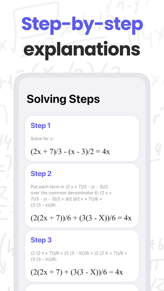 MathMaster: Math Solver & Help - عکس برنامه موبایلی اندروید