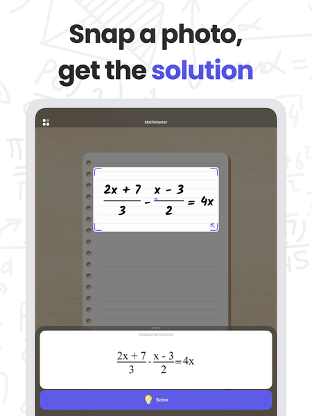 MathMaster: Math Solver & Help - عکس برنامه موبایلی اندروید