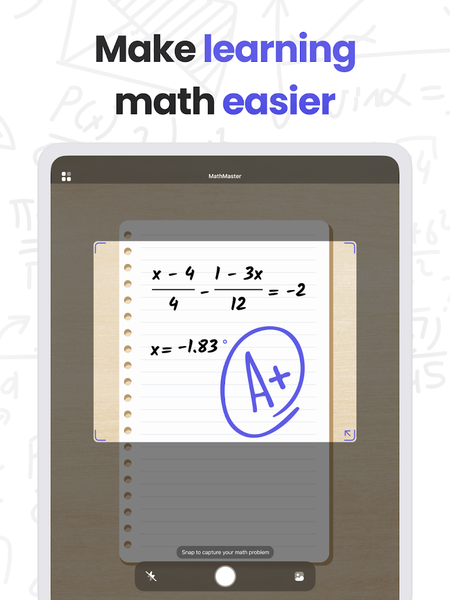 MathMaster: Math Solver & Help - عکس برنامه موبایلی اندروید