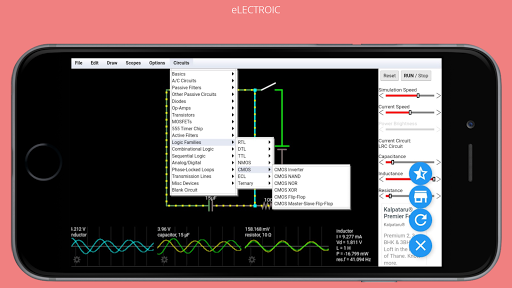 Electronic Circuit Simulator - عکس برنامه موبایلی اندروید