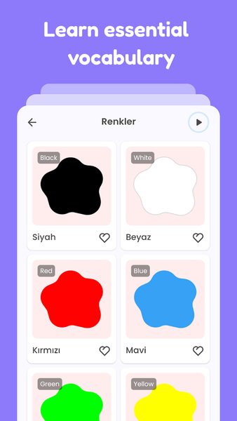 Turkish for beginners - LangUp - عکس برنامه موبایلی اندروید
