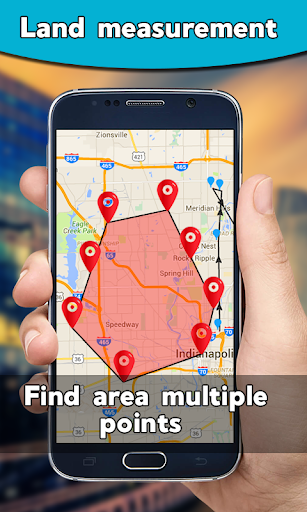 GPS Land Area Measurement App - Image screenshot of android app