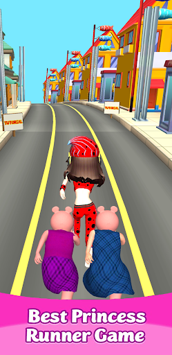 Princess Lady Running Bug Game - Image screenshot of android app