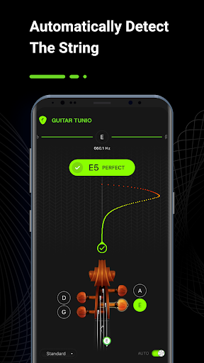 Guitar Tuner, GuitarTunio - Image screenshot of android app