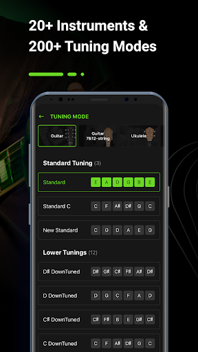 Guitar Tuner, GuitarTunio - Image screenshot of android app