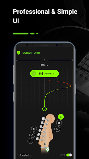 Guitar Tuner, GuitarTunio - Image screenshot of android app