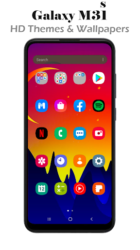 Themes for Galaxy M31s : Galaxy M31s Launcher - Image screenshot of android app