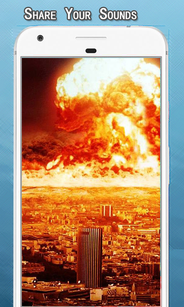 Explosion Sounds Ringtone - Image screenshot of android app